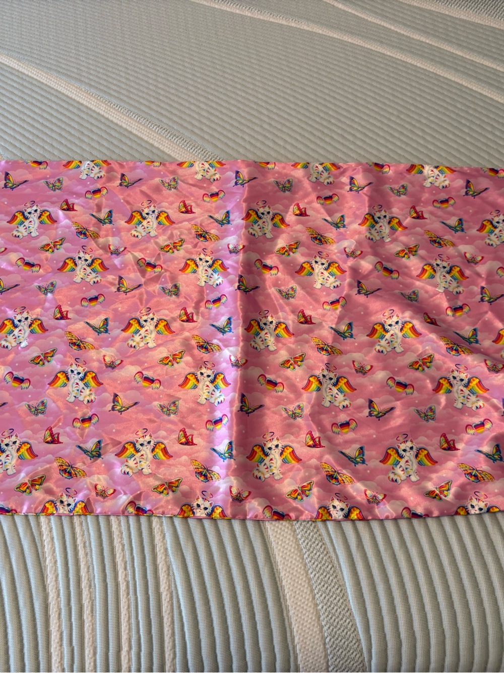 Kitsch Silk Lisa Frank pillowcase KING